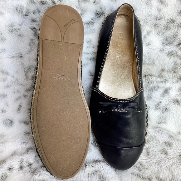 PRADA Napa Bow Espadrille - Picture 5 of 6